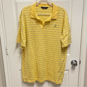Clubhouse Collection Men’s Masters Striped Polo. Sz XXL